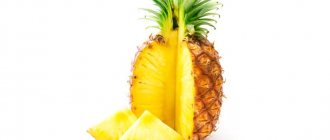 Pineapple is one of the fruits with high water content