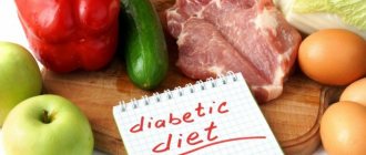 Diet for diabetes