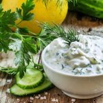diet sauces: sauce with feta cheese