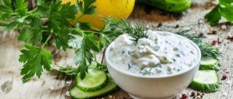 diet sauces: sauce with feta cheese