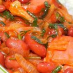 beans stewed with vegetables