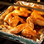 calorie content of chicken wings in the oven without oil