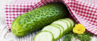 When is it undesirable to eat cucumbers?