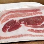 Pork bacon piece