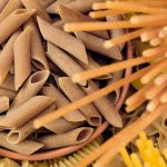Pasta made from different types of flour