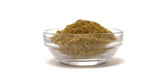 ground flax seeds in a transparent bowl