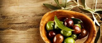оливки калорийность
