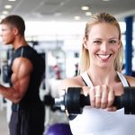 Guy and girl in the gym