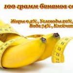питательные вещества банана