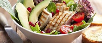 рецепты белковых салатов для похудения