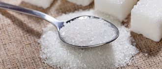 Сахар в рассыпном и рафинированном виде