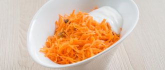 салат из моркови с йогуртом