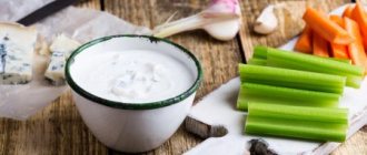 Celery with kefir for weight loss