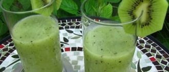 Kiwi smoothie - 7 healthy recipes with photos