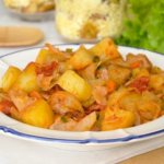Stewed cabbage in a healthy diet