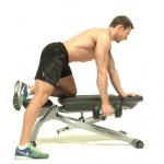 One-arm row on a bench