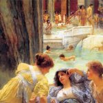 &quot;Baths of Caracalla&quot;. Sir Lawrence Alma-Tadema. 