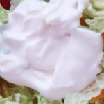 Salad dressing with yogurt