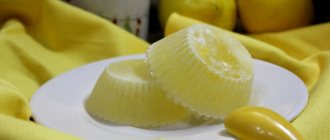 Sugar-free lemon jelly with gelatin: photo 10