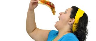 Женщина с пиццей
